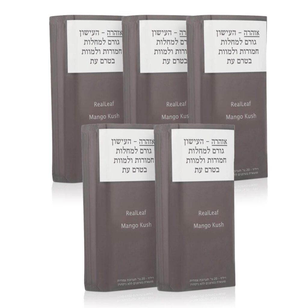תחליף טבק מועשר בטרפנים מנגו קוש