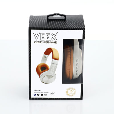 אוזניות VEEX-BTX1 חומות - 1 יח' – תמונה 3