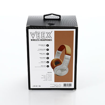 אוזניות VEEX-BTX1 חומות - 1 יח' – תמונה 4