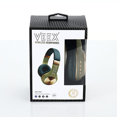 אוזניות VEEX-BTX1 ירוקות - 1 יח' – תמונה 3
