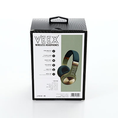 אוזניות VEEX-BTX1 ירוקות - 1 יח' – תמונה 4