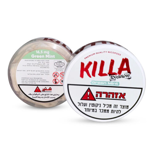פאוצ' ניקוטין KILLA מנטה 16 מ